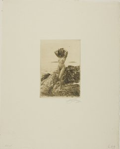 Hårtång (Deniz ağacı çelengi) by Anders Leonard Zorn