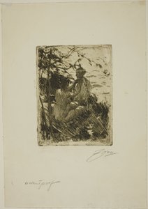 Açık havada by Anders Leonard Zorn
