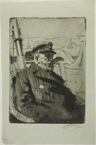 Kral Oscar II (İkinci plaka) by Anders Leonard Zorn