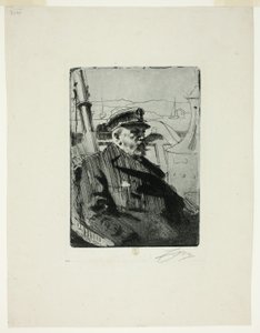Kral Oscar II (İkinci plaka) by Anders Leonard Zorn