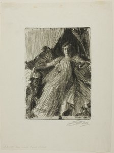 Maud Cassel (Bayan Ashley) by Anders Leonard Zorn