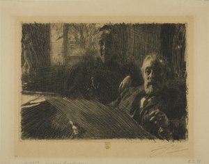 Bay ve Bayan Fürstenberg by Anders Leonard Zorn