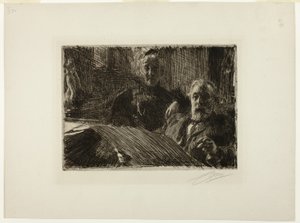 Bay ve Bayan Fürstenberg by Anders Leonard Zorn