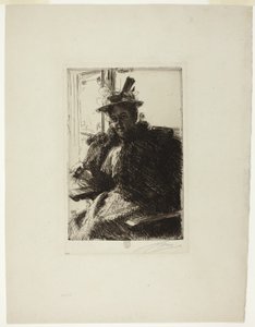 Bayan Zırh by Anders Leonard Zorn