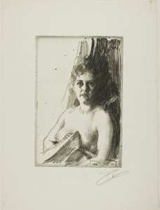 çıplak çalışma III by Anders Leonard Zorn