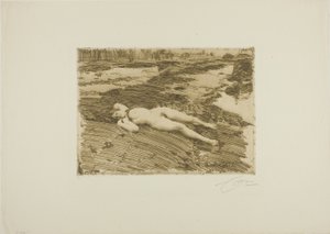 kumlarda by Anders Leonard Zorn