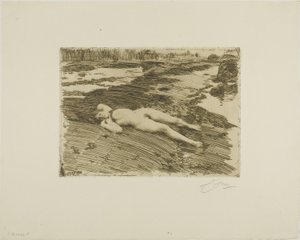 kumlarda by Anders Leonard Zorn