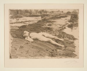 Kumlarda by Anders Leonard Zorn
