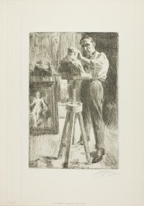 Prens Paul Troubetzköy I (Tüm uzunluk) by Anders Leonard Zorn