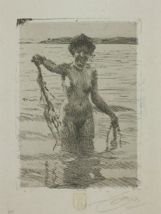Deniz yosunu by Anders Leonard Zorn