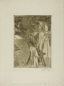 Pazar sabahı by Anders Leonard Zorn