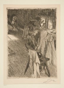 Pazar sabahı by Anders Leonard Zorn