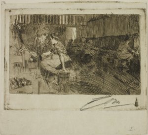Küçük Bira Fabrikası by Anders Leonard Zorn