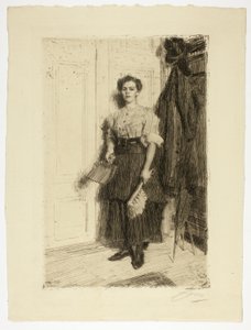 yeni hizmetçi by Anders Leonard Zorn