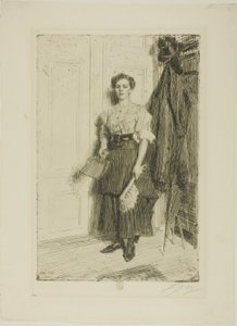 yeni hizmetçi by Anders Leonard Zorn