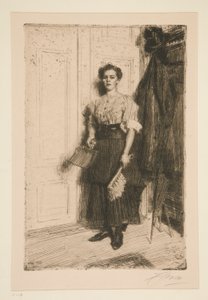 yeni hizmetçi by Anders Leonard Zorn