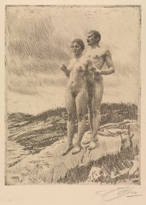 İki by Anders Leonard Zorn
