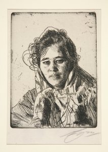 Moralı Genç Kız (Krakberg) by Anders Leonard Zorn