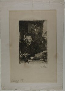 Zorn ve Karısı by Anders Leonard Zorn