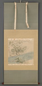 Karda Arashiyama, Edo dönemi, 19. yüzyıl. by Ando Hiroshige