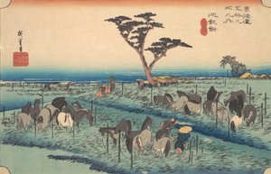 Chiriu, İstasyon No. 40, yakl. 1834., yaklaşık 1834. by Ando Hiroshige