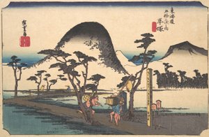 Hiratsuka, sırtın derecesi, değil mi? 1834. , sivrisinek. 1834. by Ando Hiroshige