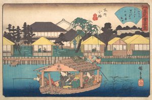 Honjo Komme Ogura-an, yak. 1840., yaklaşık 1840 by Ando Hiroshige