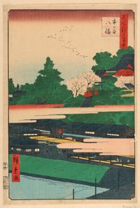 Ichigaya Hachiman, Edo'nun 100 Görüntülenmesi Serisinden by Ando Hiroshige