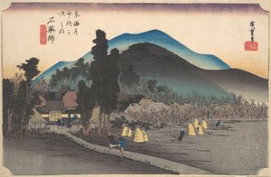Taş eczacı, taş eczacı zamanı? 1834. , sivrisinek. 1834. by Ando Hiroshige