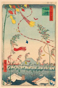 Tanabata Festivali ile Müreffeh Kasaba (Shichu han-ei, Tanabata matsuri) Seriden Edo