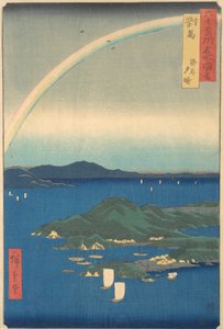 Tsushima Kaigan Yubare, 3. ay ejderha yılı 1856., 3. ay ejderha yılı 1856. by Ando Hiroshige