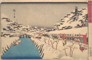 Kış Manzarası, 1846., 1846. by Ando Hiroshige