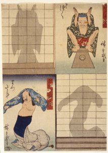 (Şekiller ve Gölgeler) by Ando or Utagawa Hiroshige