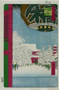 Japonca baskı: Asakusa