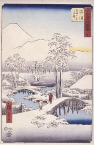 Humazu İstasyonu by Ando or Utagawa Hiroshige