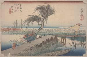 Mie Nehri by Ando or Utagawa Hiroshige