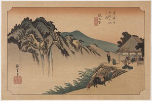 Sakashita: Fudette Madeni (Sakashita, Fudete Madeni) (Bu bir veritabanıdır) by Ando or Utagawa Hiroshige