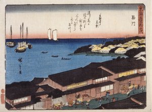 Şinagava by Ando or Utagawa Hiroshige