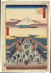 Suruga-cho by Ando or Utagawa Hiroshige