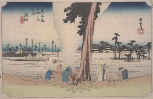 kış sahnesi by Ando or Utagawa Hiroshige
