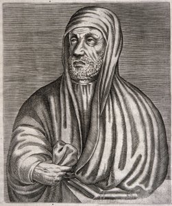 Ebu Ali el-Hüseyin ibn Abdallah ibn Sina'nın Avicenna adlı portresi (gravür) by Andre (after) Thevet