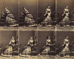 Clara Silvois, 1861. by Andre Adolphe Eugene Disderi