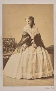 Düşes Sofia de Morny 1838-1896, kızlık soyadı Kontes Trubetskaya, 1862. by Andre Adolphe Eugene Disderi