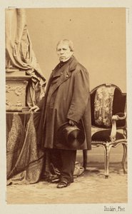 Jean-Auguste-Dominique Ingres, yaklaşık 1860. by Andre Adolphe Eugene Disderi