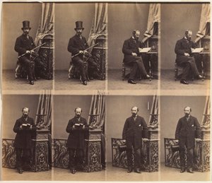 Mösyö Merlen, 1861. by Andre Adolphe Eugene Disderi