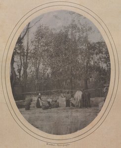 Köy Manzarası Güney Fransa, c. 1853. by Andre Adolphe Eugene Disderi