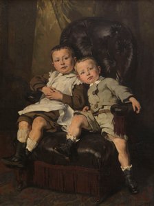 Paul ve Edmond Roger, Ressamın Üvey Çocukları by Andre Cluysenaar