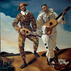 Harlequin ve Pierrot by Andre Derain