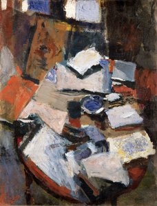 Masa Üzerinde Natürmort, c.1903 (tuval üzerine yağlıboya) by Andre Derain