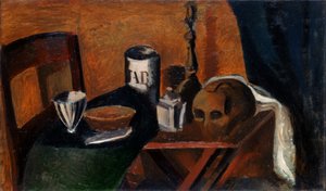 Kafatası ile Natürmort by Andre Derain